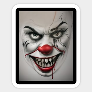 Clown Sticker